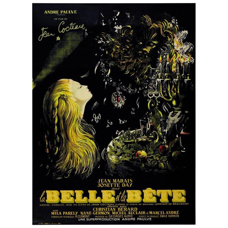 La Belle Et La Bete 1946 Poster Affiche La Belle et la Bête - Jean Cocteau 1946 (2013) - 40x53 cm