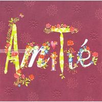 Carte Amitié - Collection Caractère - CAR040- 14.5x14.5 cm