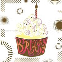 Carte anniversaire birthday - Collection Caractère - CAR067 - 14.5x14.5 cm