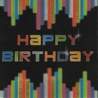 Carte happy birthday - Collection Caractère - CAR079 - 14.5x14.5 cm