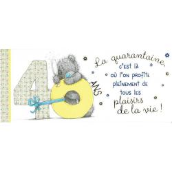 carte 40 ans