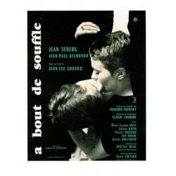 Carte A bout de soufle - Jean Luc Godard - 10.5x15 cm