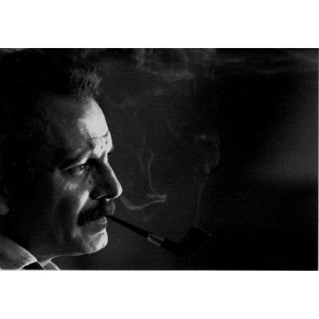 Carte Georges Brassens - Portrait - 10.5x15 cm