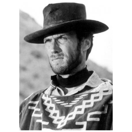 Carte Clint Eastwood - Portrait - 10.5x15 cm