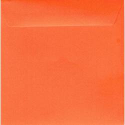 Enveloppe orange 14.5 x 14.5 cm