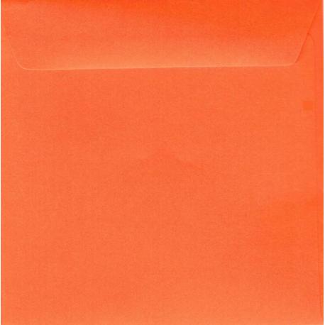 Enveloppe orange 14.5 x 14.5 cm