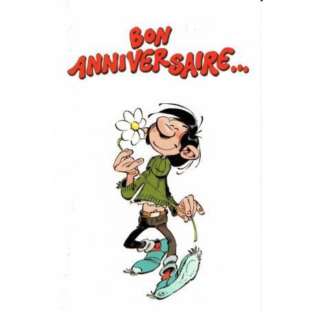 Carte Gaston Lagaffe Bon Anniversaire 12x17 Cm Planete Images Com