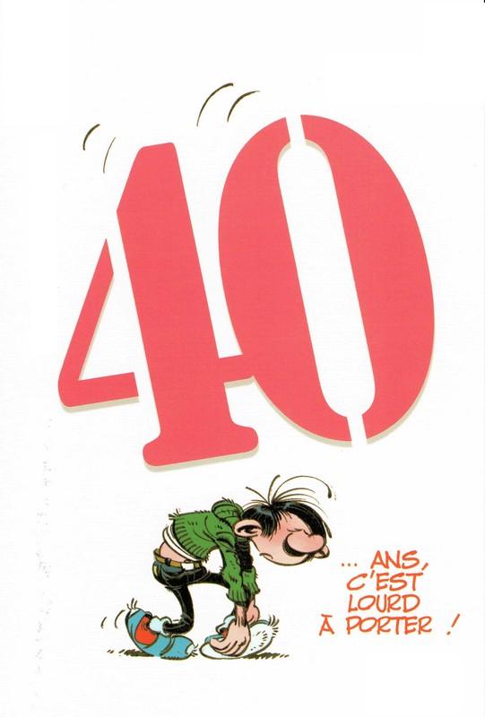 Carte Gaston Lagaffe 40 Ans C Est Lourd A Porter 12x17 Cm Planete Images Com