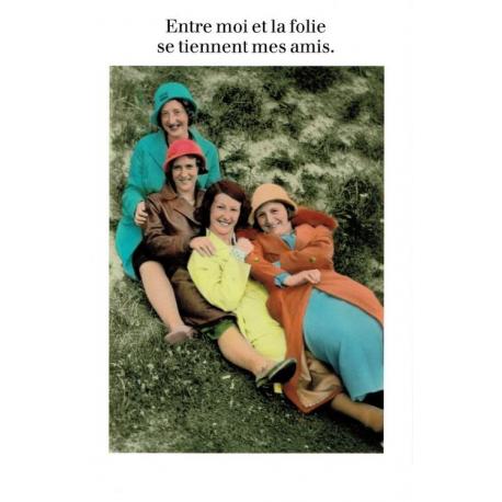 Carte Cath Tate - Entre moi et la folie... - 10.5x15 cm