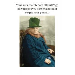 Carte Cath Tate - Dire ce que vous pensez... - 10.5x15 cm