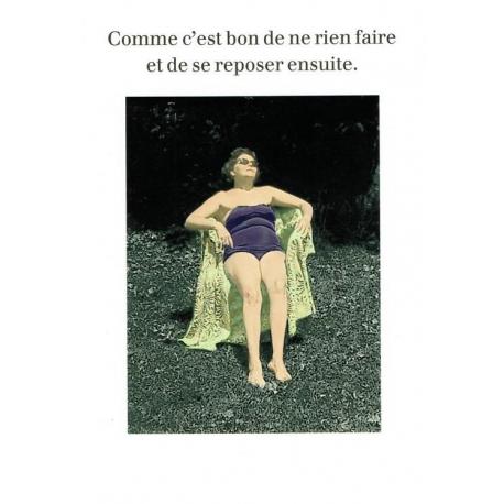 Carte Cath Tate - C'est bon de ne... - 10.5x15 cm