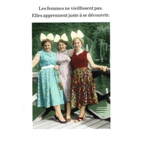 Carte Cath Tate - Les femmes ne vieillissent pas... - 10.5x15 cm