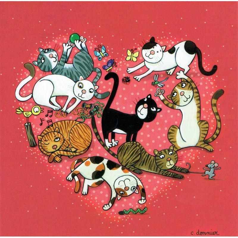 Carte Titi Pinson Christine Donnier Chats In Love 13 5x13 5 Cm Planete Images Com Carte Titi Pinson Christine Donnier Chats In Love 13 5x13 5 Cm Planete Images Com