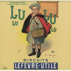 Calendrier collector Clouet 2016 "Biscuits Lu " Format 30x30 cm