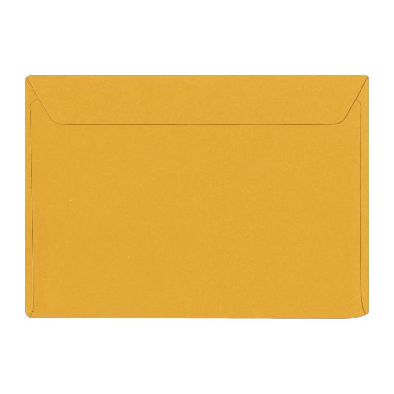 Enveloppe p.carte A5 uni FSC Mix Credit, jaune soleil, 220x156mm, 90g / m²,  5 pces {couleur}