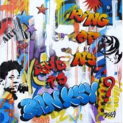 Affiche Street Art - Moga : Ring of NY - 70x70 cm