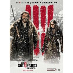 Affiche 8 salopards Kurt Russel et Jennifer Jason Leigh - Quentin Tarantino 2016 - 40x53 cm