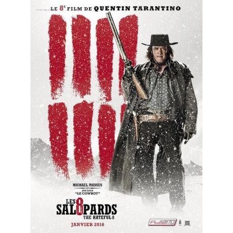 8 salopards Michael Madsen de Quentin Tarantino 2016 - 40x53 cm - Affiche officielle du film