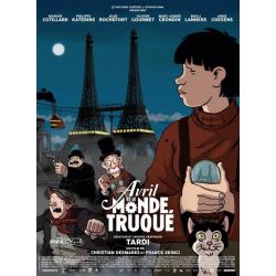 Avril et le monde truqué de Franck Ekinci, Christian Desmares 2015 - 40x53 cm - Affiche officielle du film