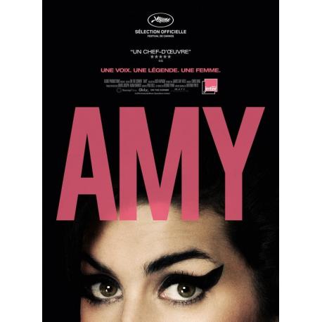 Amy -Festival de Cannes " de Asif Kapadia 2015 - 40x53 cm - Affiche officielle du film