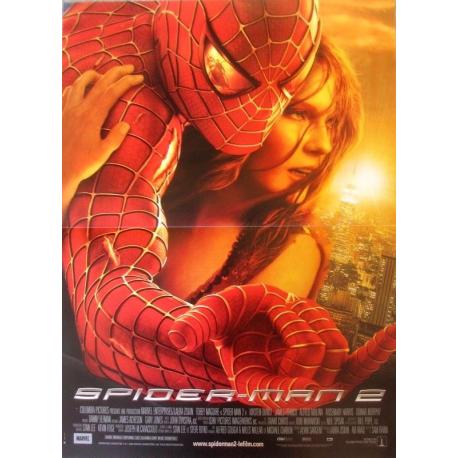 Spiderman 2 de Sam Raimi 2004 - 40x53 cm Pliée - Affiche officielle du film