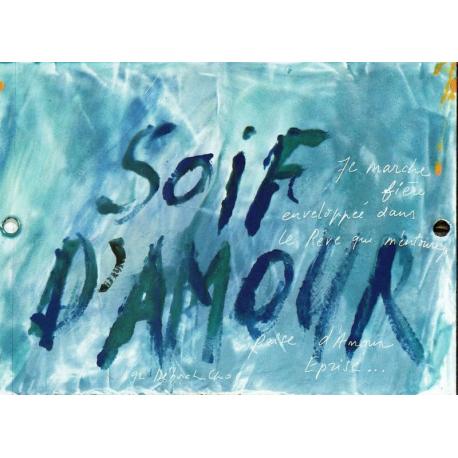 Carte Déborah Choc - Soif d'amour - Les couleurs de la Vie - 10.5x15 cm