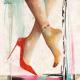 Carte Patrick Cornée - Marilyn´s Shoes II - 14x14 cm
