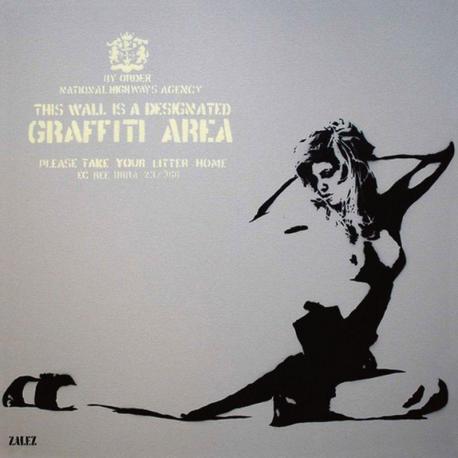 Carte Zalez - Graffiti Area I - 14x14 cm