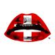 Carte Morgan Paslier - Switzerland Kiss - 14x14 cm