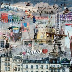 Carte Maïlo - Peintres de graffitis: Paris - 14x14 cm