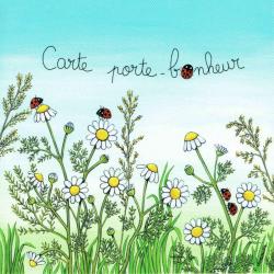 Carte Titi Pinson Christine Donnier Porte Bonheur 13 5x13 5 Cm Planete Images Com