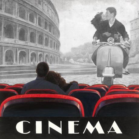 Carte Marco Fabiano - Cinéma Roma - 14x14 cm