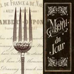 Carte Pela Studio - French menu II - 14x14 cm