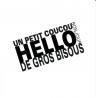 Carte de voeux Hallmark "Un petit coucou, de gros bisous" 14.5x14.5 cm