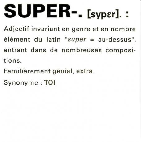 Carte de voeux Hallmark "Super, Tu es super, joyeux anniversaire" 14.5x14.5 cm