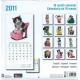 Calendrier Keith Kimberlin 2011 filmé 30x30 cm