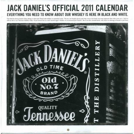 Calendrier Jack Daniel's 2011 filmé 30x30 cm