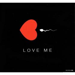 Carte Born 2B - Love me - 13.5x14.5 cm