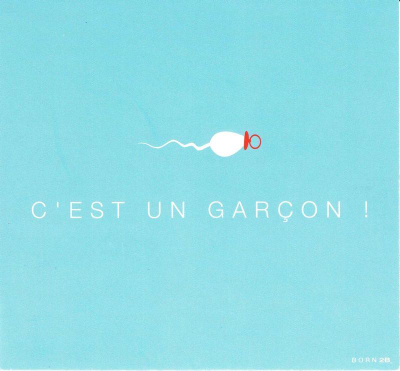 Carte Born 2b C Est Un Garcon 13 5x14 5 Cm Planete Images Com