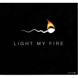 Carte Born 2B - Light my fire - 13.5x14.5 cm