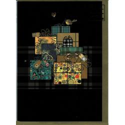 Carte de voeux de Noël et Fin d'Année Bug Art - Gift Bird - 12x17 cm