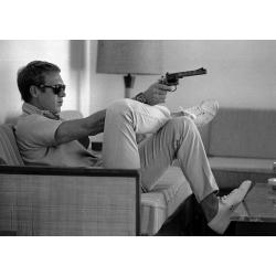 Affiche Steve McQueen - Takes aim - 50x70 cm