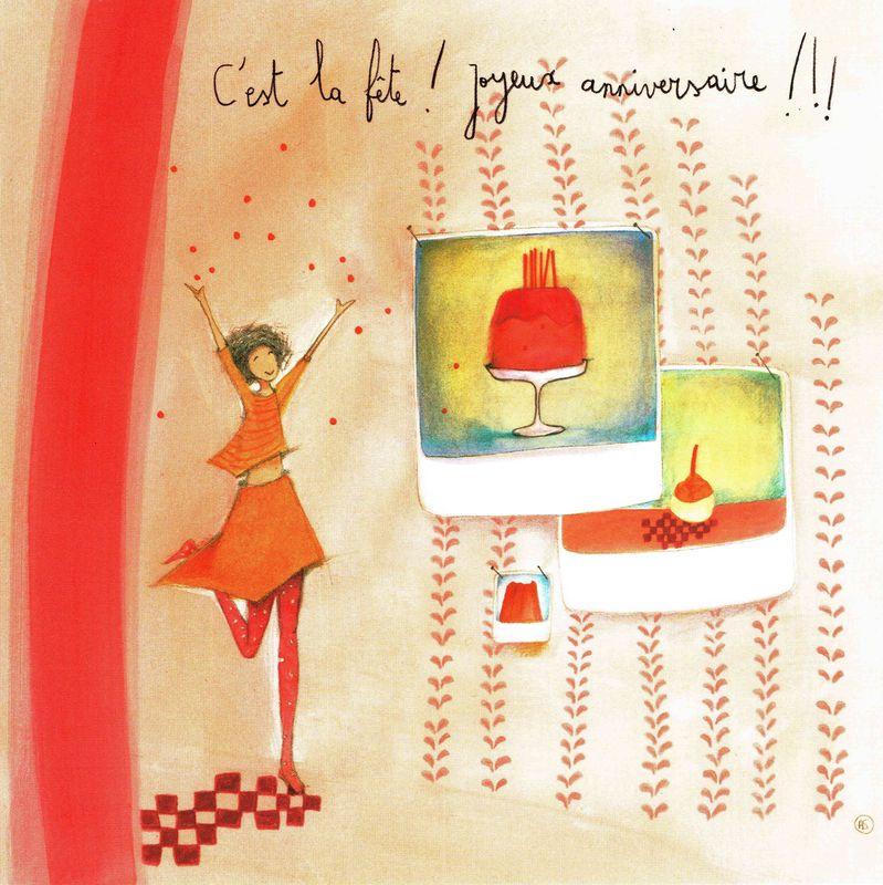 Carte Anne Sophie Rutsaert C Est La Fete Joyeux Anniversaire 14x14 Cm Planete Images Com Carte Anne Sophie Rutsaert C Est La Fete Joyeux Anniversaire 14x14 Cm Planete Images Com