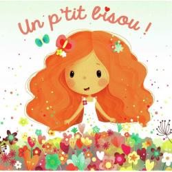 Carte Elen Lescoat : Titi Pinson - Un p'tit bisou! - 13.5x13.5 cm
