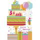 Carte âge ... Joyeux anniversaire - Pour ton anniversaire... - 11.5x18 cm