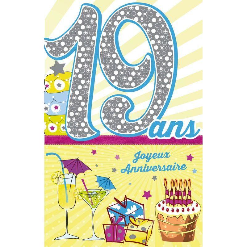 Carte âge 5 ans Joyeux anniversaire - Cette année cinq bougies - 11.5x18  cm 