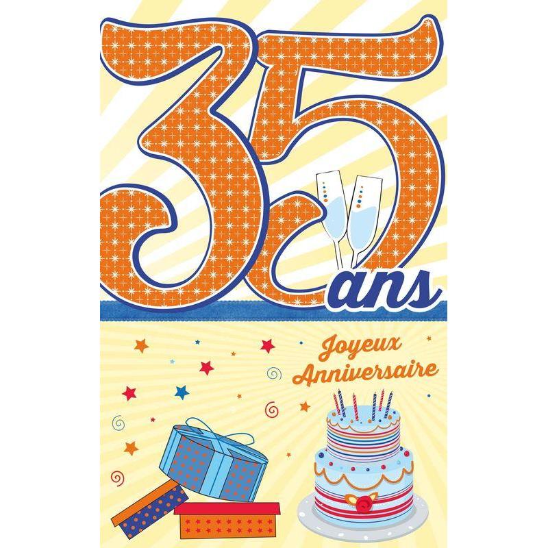 Carte âge 5 ans Joyeux anniversaire - Cette année cinq bougies - 11.5x18  cm 