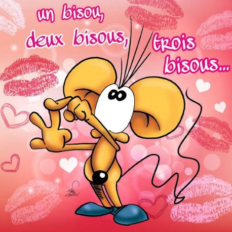 personnage de jovany 13/04/18 bravo Ajonc Carte-ze-souris-un-bisou-deux-bisous-trois-bisous-15x15-cm