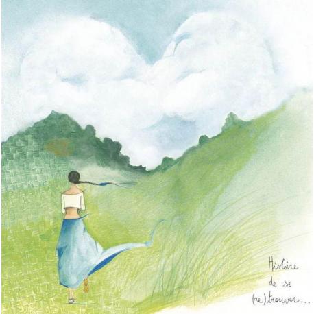 Carte Anne-Sophie Rutsaert "Histoire de se (re)trouver..." 14x14 cm