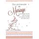 Carte Les mots du bonheur - Bon anniversaire de mariage... - 11.8x17 cm